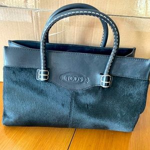 Tod’s calf hair tote